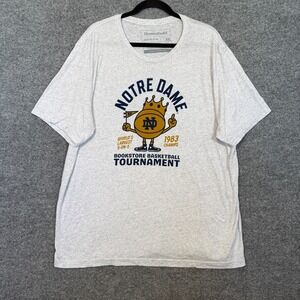 Homefield Notre Dame NCAA Shirt 2XL XXL Bookstore Basketball Tournament Retro